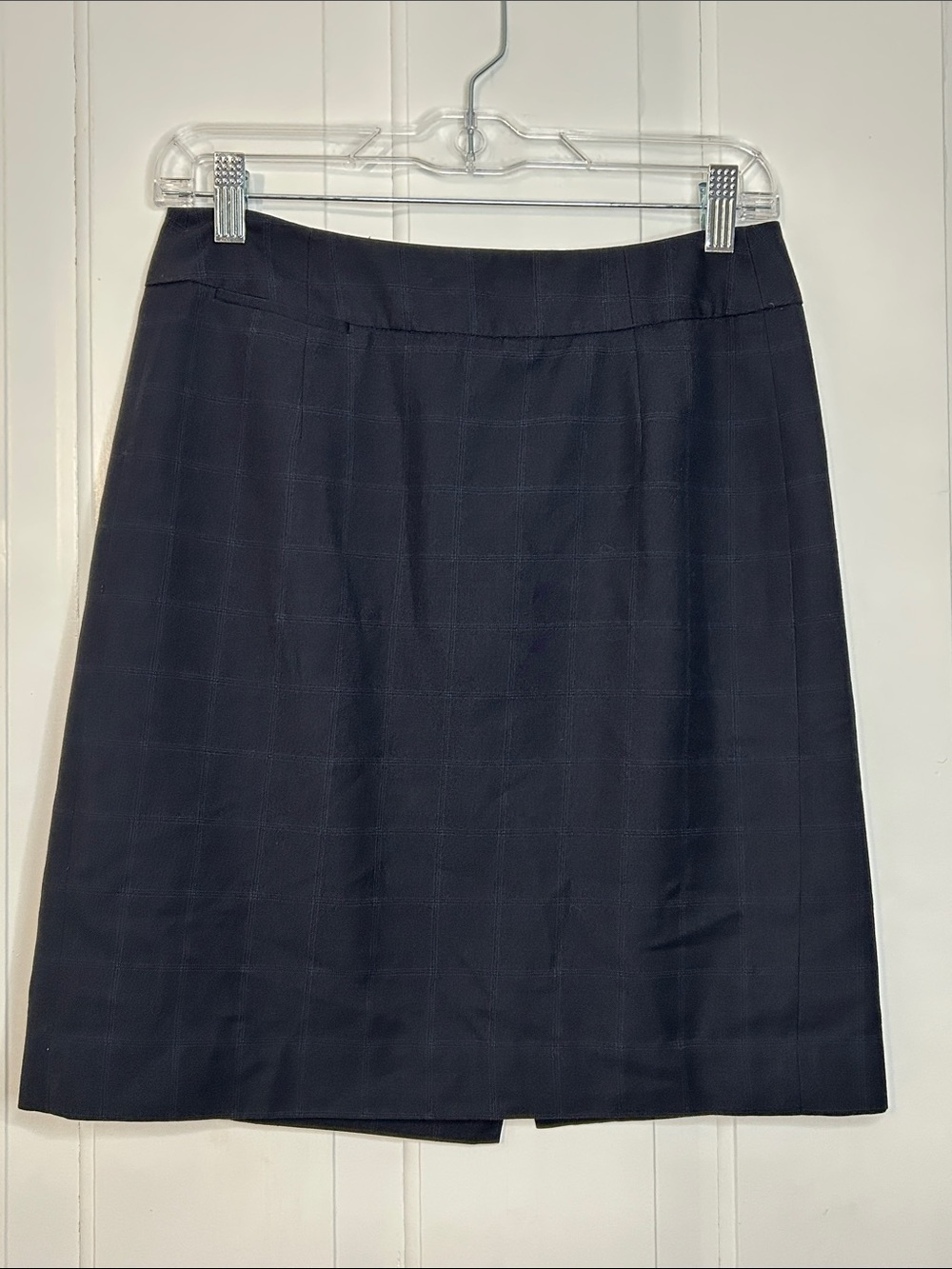 Banana Republic Black plaid Y2K preppy lined business dress up Mini Skirt